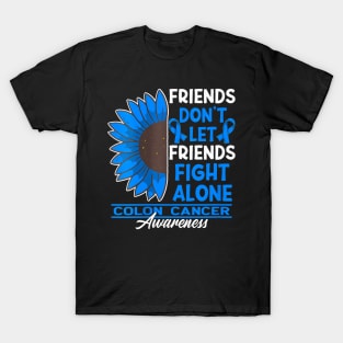 Womens Friends  FriendsI Colon Cancer T-Shirt